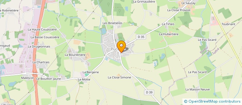 localisation de l'entreprise MONSIEUR LOUIS-AMAURY COUCHOUREL à PUCEUL