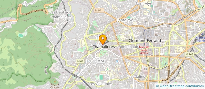localisation de l'entreprise MONSIEUR LOUIS AMEIL à CHAMALIERES