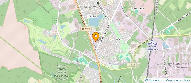localisation de l'entreprise MONSIEUR LOUIS ANGENAULT à ORLEANS