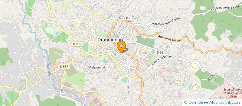 localisation de l'entreprise MONSIEUR LOUIS ANGLES  DRAGUIGNAN