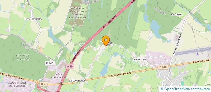 localisation de l'entreprise MONSIEUR LOUIS ANSCHVEILLER  COURLAOUX