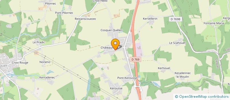 localisation de l'entreprise MONSIEUR LOUIS-ANTHONY THOMAS  CLEGUER