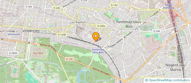 localisation de l'entreprise MONSIEUR LOUIS-ANTOINE DE MOULINS DE ROCHEFORT à FONTENAY-SOUS-BOIS