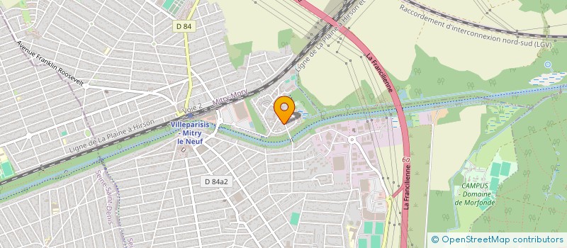 localisation de l'entreprise MONSIEUR LOUIS-ANTOINE PANICALI  VILLEPARISIS