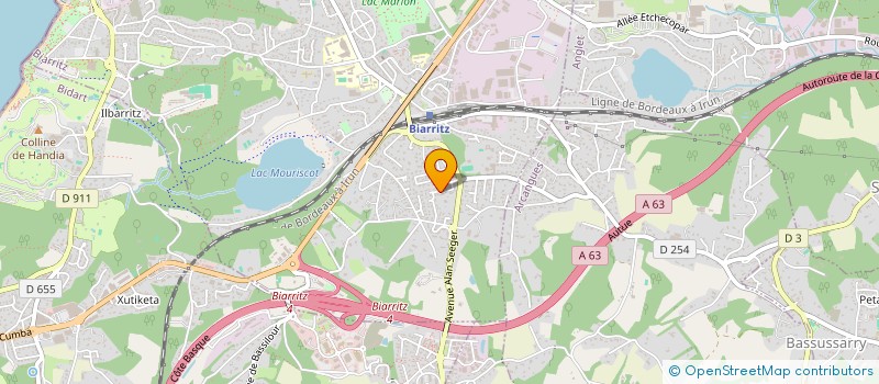 localisation de l'entreprise MONSIEUR LOUIS ARENA à BIARRITZ