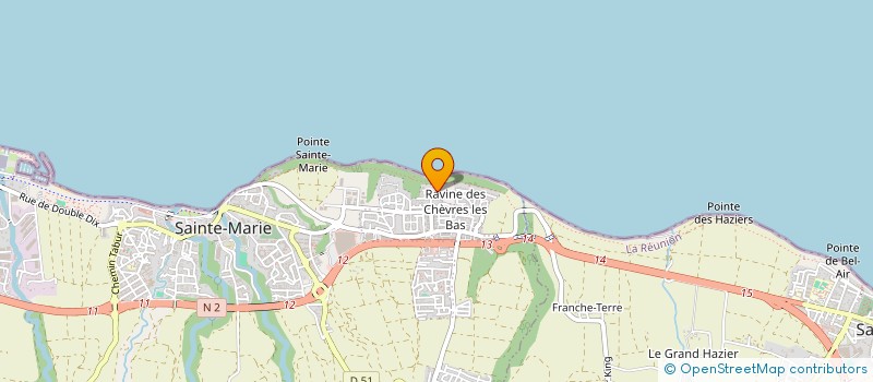 localisation de l'entreprise MONSIEUR LOUIS ARGINTHE à SAINTE-MARIE