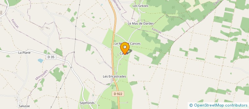 localisation de l'entreprise MONSIEUR LOUIS ARNAL  BALAGUIER D'OLT