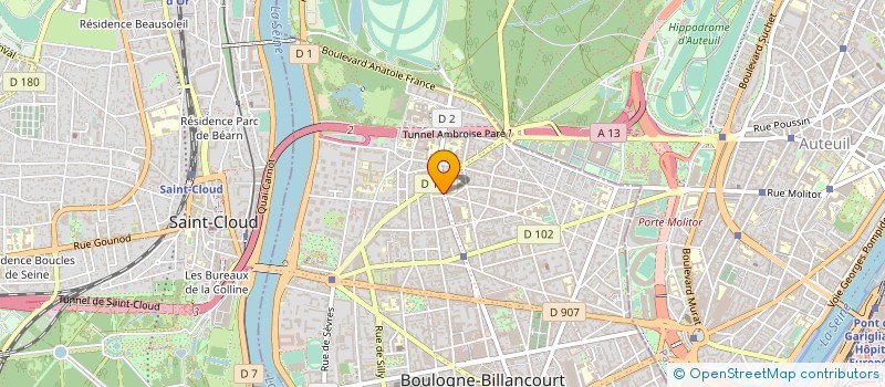 localisation de l'entreprise MONSIEUR LOUIS ARNAUD  BOULOGNE-BILLANCOURT