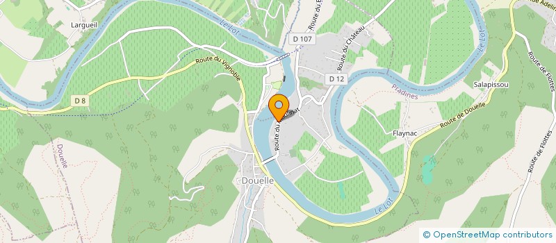 localisation de l'entreprise MONSIEUR LOUIS ARNAUDET  DOUELLE