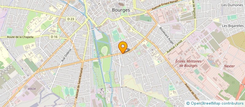 localisation de l'entreprise MONSIEUR LOUIS ARNAULT  BOURGES