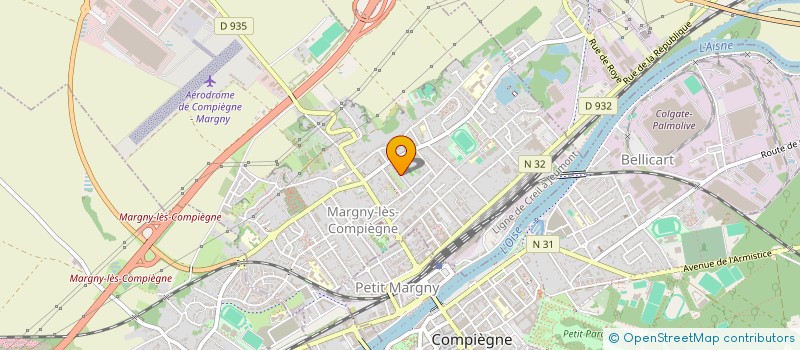 localisation de l'entreprise MONSIEUR LOUIS ARTIGES  MARGNY-LES-COMPIEGNE