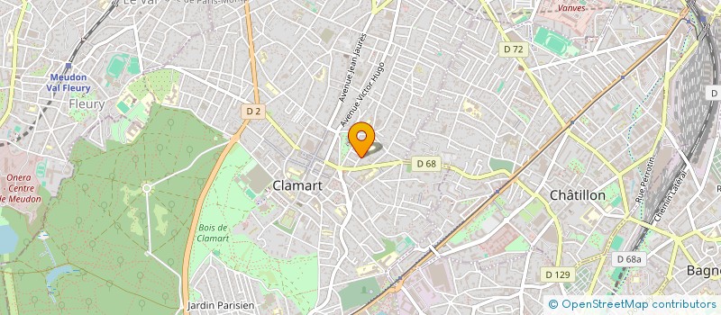 localisation de l'entreprise MONSIEUR LOUIS ASCHEHOUG à CLAMART