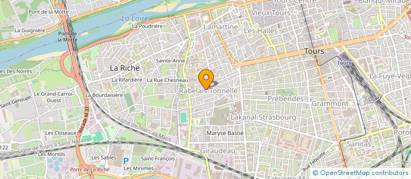 localisation de l'entreprise MONSIEUR LOUIS AUBERVILLE  TOURS