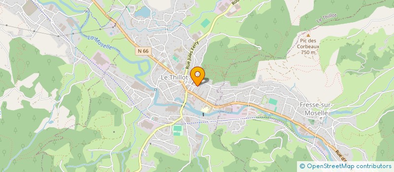 localisation de l'entreprise MONSIEUR LOUIS AUBRY  LE THILLOT