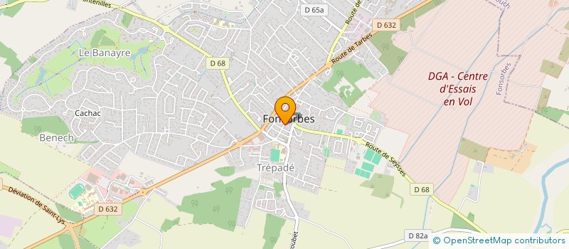 localisation de l'entreprise MONSIEUR LOUIS AUDO  FONSORBES