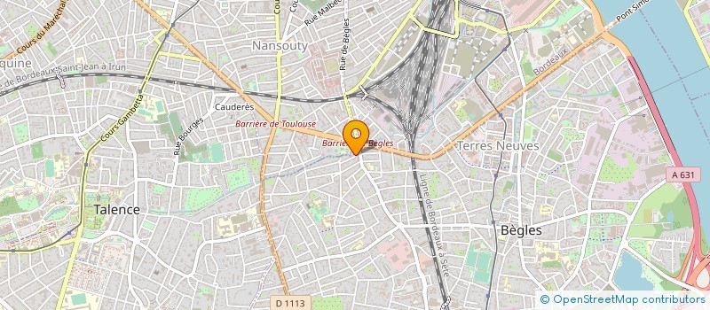 localisation de l'entreprise MONSIEUR LOUIS AUGER à BEGLES