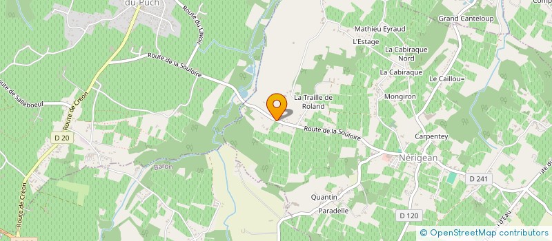 localisation de l'entreprise MONSIEUR LOUIS AUGER  NERIGEAN