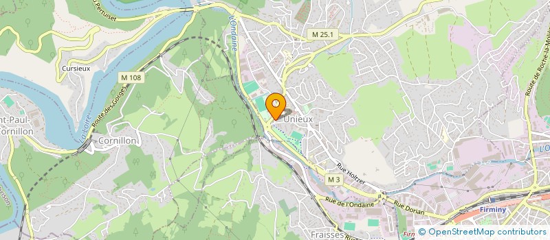 localisation de l'entreprise MONSIEUR LOUIS AULAGNER  UNIEUX