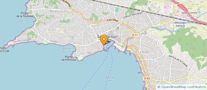 localisation de l'entreprise MONSIEUR LOUIS AUVARO  SANARY-SUR-MER