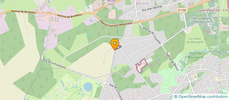 localisation de l'entreprise MONSIEUR LOUIS AZAIS  MERIGNAC