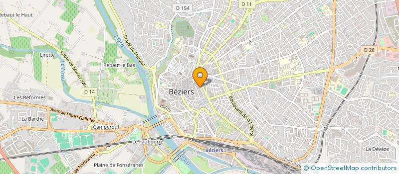 localisation de l'entreprise MONSIEUR LOUIS BACOU  BEZIERS