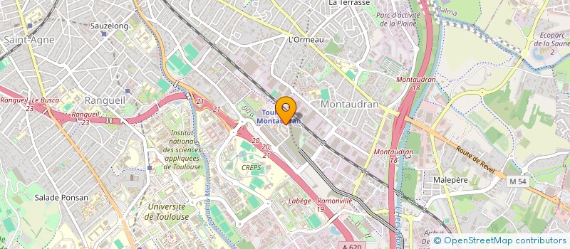 localisation de l'entreprise MONSIEUR LOUIS BAES  TOULOUSE