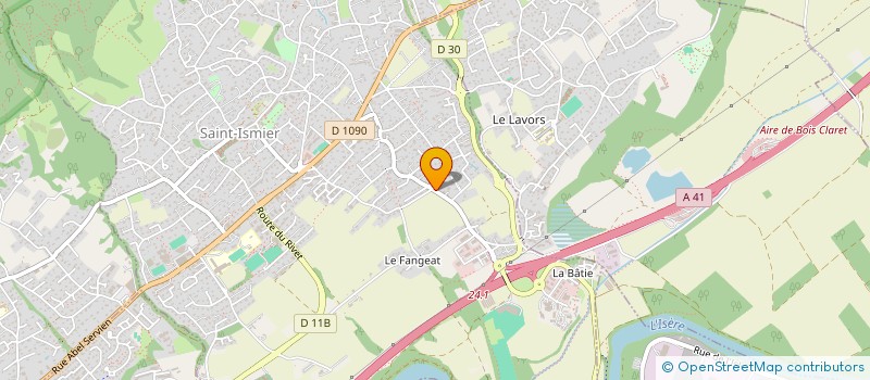 localisation de l'entreprise MONSIEUR LOUIS BAFFERT à SAINT-ISMIER