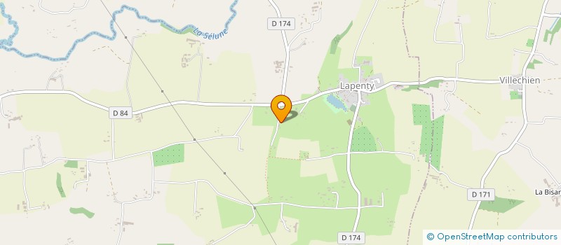 localisation de l'entreprise MONSIEUR LOUIS BAGOT  GRANDPARIGNY