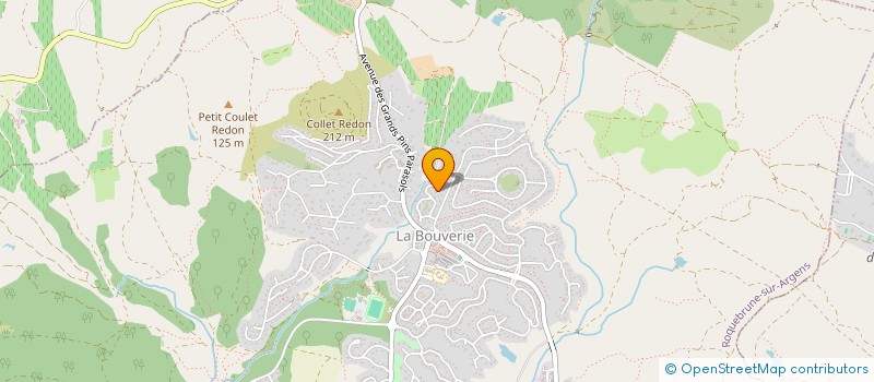 localisation de l'entreprise MONSIEUR LOUIS BAILLS à ROQUEBRUNE-SUR-ARGENS