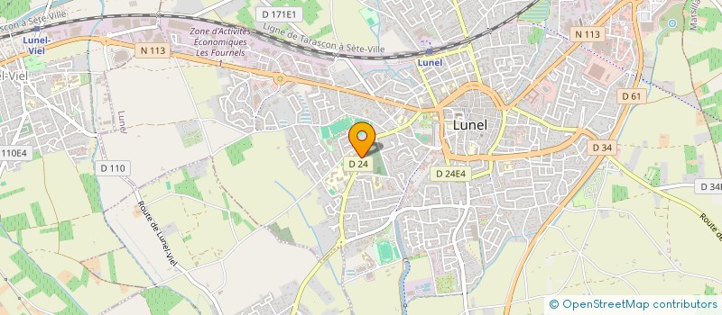 localisation de l'entreprise MONSIEUR LOUIS BAISSAT à LUNEL