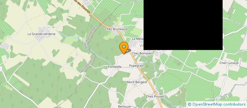 localisation de l'entreprise MONSIEUR LOUIS-BAPTISTE DE MIRMAN  VILLARS-LES-BOIS