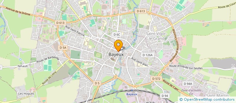 localisation de l'entreprise MONSIEUR LOUIS BARBEY  BAYEUX