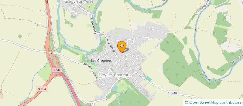 localisation de l'entreprise MONSIEUR LOUIS BARBIER  EVRY GREGY SUR YERRES