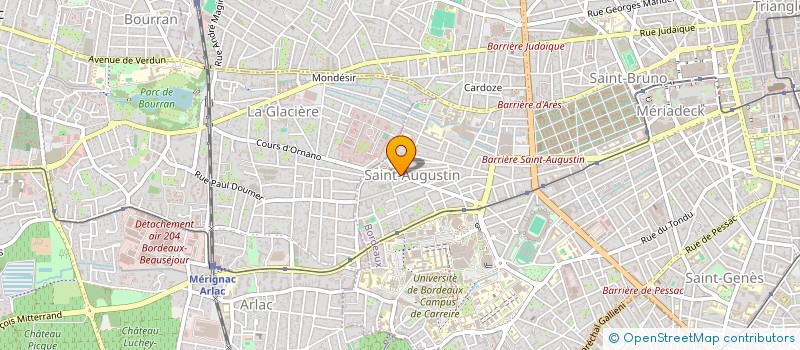 localisation de l'entreprise MONSIEUR LOUIS BARLET  BORDEAUX