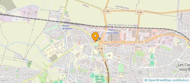 localisation de l'entreprise MONSIEUR LOUIS BARROS  PLAISIR