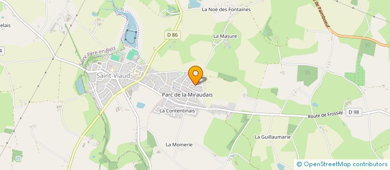 localisation de l'entreprise MONSIEUR LOUIS BARTEAU  SAINT-PERE-EN-RETZ