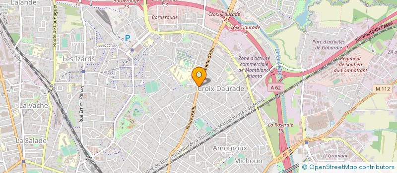 localisation de l'entreprise MONSIEUR LOUIS BARTHE  TOULOUSE