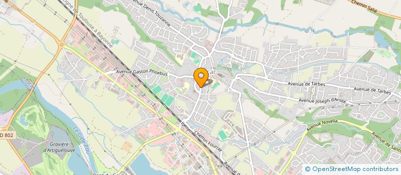 localisation de l'entreprise MONSIEUR LOUIS BARTHE  LESCAR