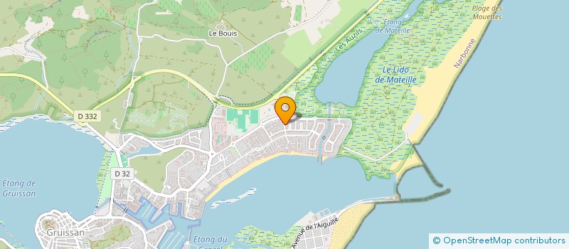 localisation de l'entreprise MONSIEUR LOUIS BASCOUL  GRUISSAN