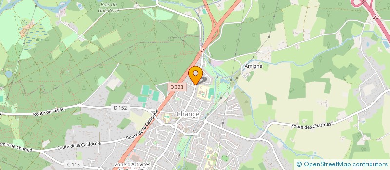 localisation de l'entreprise MONSIEUR LOUIS BATTEUX  CHANGE