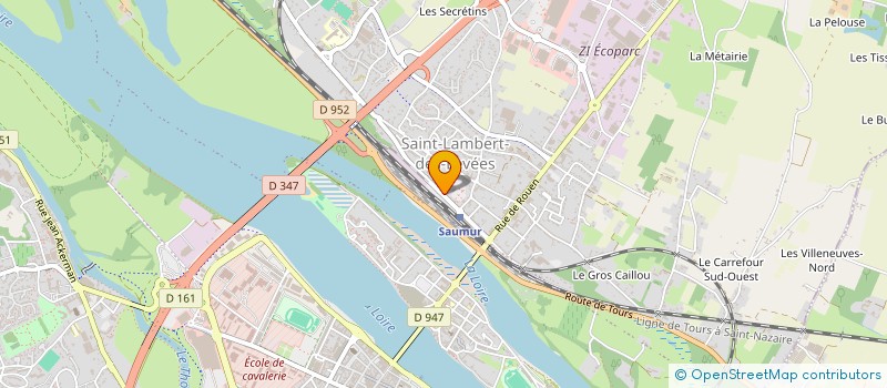 localisation de l'entreprise MONSIEUR LOUIS BAUDENS  SAUMUR