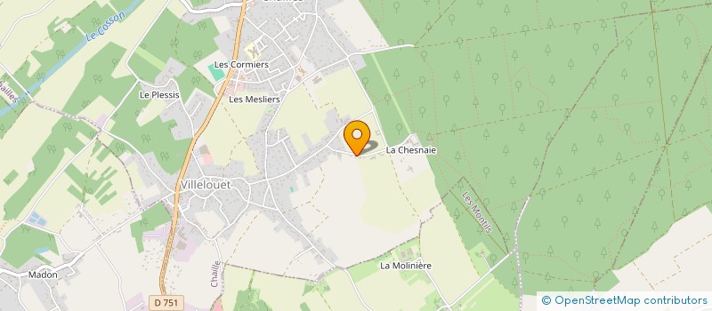 localisation de l'entreprise MONSIEUR LOUIS BAUSSIER  LE CONTROIS-EN-SOLOGNE