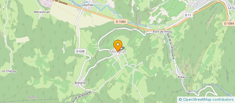 localisation de l'entreprise MONSIEUR LOUIS BAVEREY à PONCIN