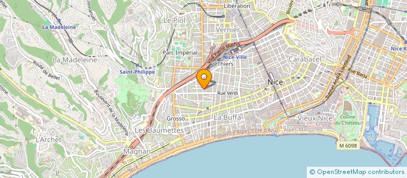 localisation de l'entreprise MONSIEUR LOUIS BAYLE à NICE