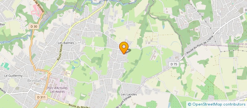 localisation de l'entreprise MONSIEUR LOUIS BAZIN  BRINDAS