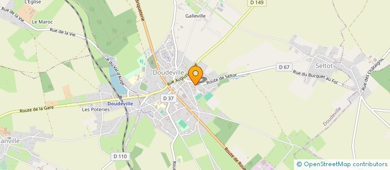 localisation de l'entreprise MONSIEUR LOUIS BAZIRE  DOUDEVILLE