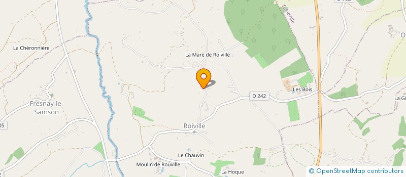 localisation de l'entreprise MONSIEUR LOUIS BEAURUELLE à LES CHAMPEAUX