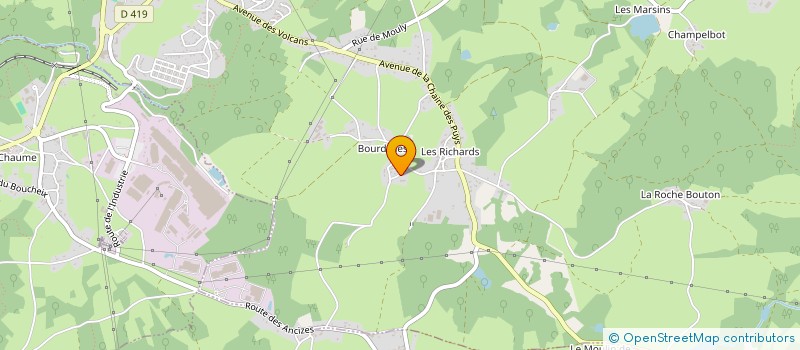 localisation de l'entreprise MONSIEUR LOUIS BEAUSSIER  SAINT-GEORGES-DE-MONS