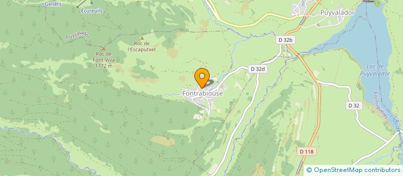 localisation de l'entreprise MONSIEUR LOUIS BEGARIE  FONTRABIOUSE