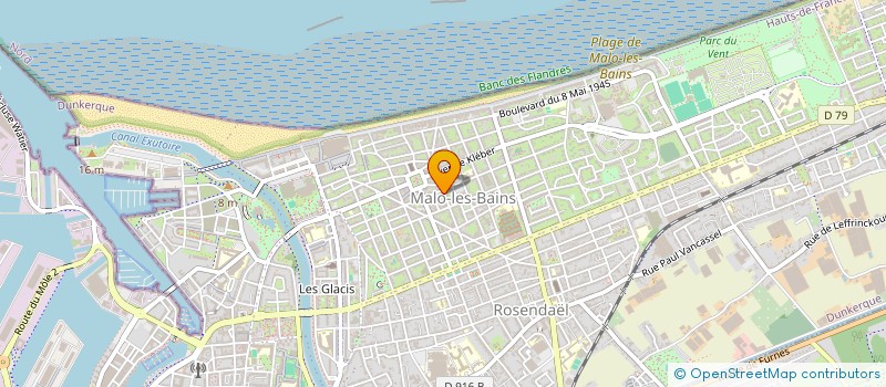 localisation de l'entreprise MONSIEUR LOUIS BEGHIN à DUNKERQUE